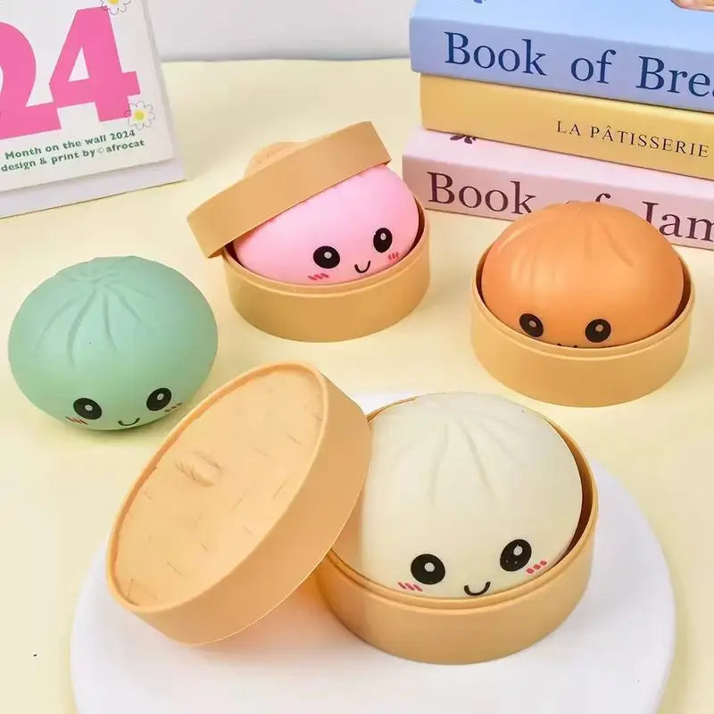 Squishy Dumpling – Juguete Relajante Portátil